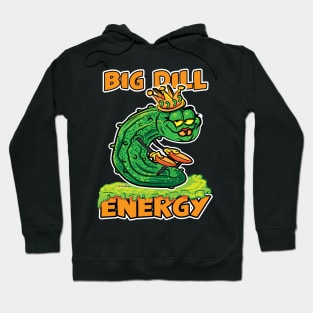 Big Dill Energy Queen Pickle Cartoon Hoodie